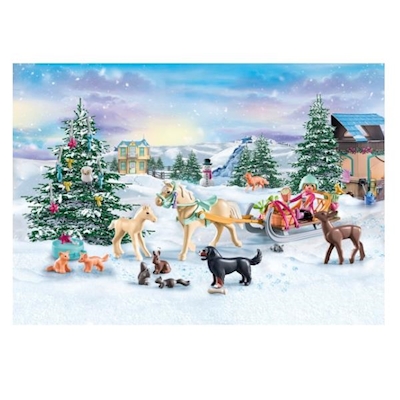 Immagine di Costruzioni PLAYMOBIL Calendario dell'Avvento - Viaggio di Natale in sli 71345