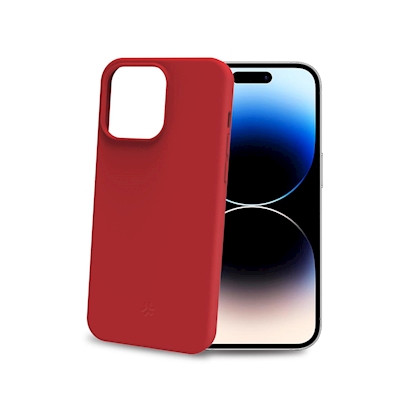 Immagine di Cover tpu Rosso CELLY CROMO - Apple iPhone 15 Pro [IPHONE 15 CASES] CROMO1054RD