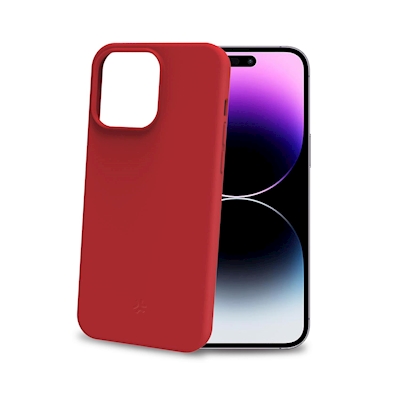Immagine di Cover tpu Rosso CELLY CROMO - Apple iPhone 15 Pro Max [IPHONE 15 CASES] CROMO1056RD
