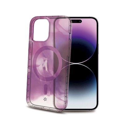 Immagine di Cover tpu + policarbonato Viola CELLY MAGSHADES - Apple iPhone 15 Pro Max [IPHONE 15 CAS MAGSHADES10