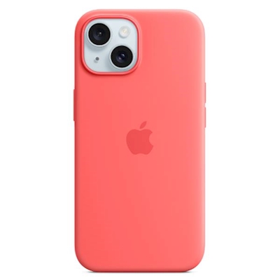 Immagine di Custodia MagSafe trasparente per iPhone 15 colore guava