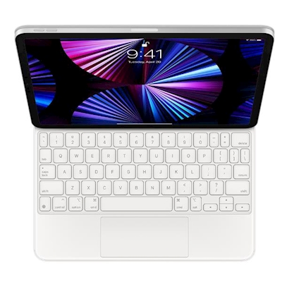 Immagine di Magic Keyboard per iPad Pro 11" (terza generazione) e iPad Air (quarta generazione) Italiano bianco