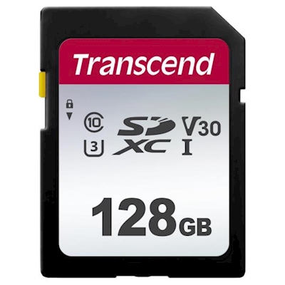 Immagine di Memory Card secure digital xc 128.00000 TRANSCEND Transcend Flash TS128GSDC300S