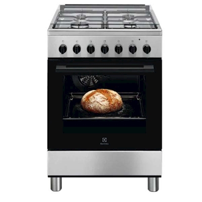 Immagine di Cucina con forno e piano cottura elettrici 54 lt 60 cm grigio ELECTROLUX LKK620000X 943005289