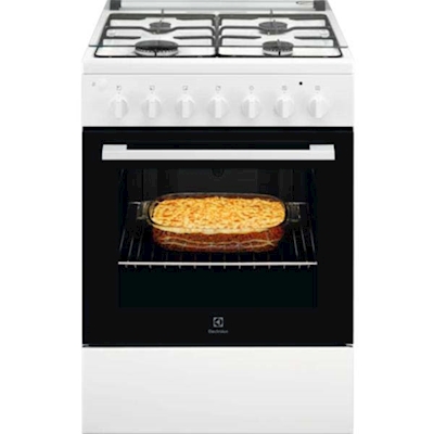 Immagine di Cucina con forno e piano cottura elettrici 56 lt 60 cm bianco ELECTROLUX LKK600000W 943005292