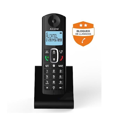 Immagine di Telefono cordless digitale ALCATEL ATL1423396 F860 SOLO BLK ATL1423396