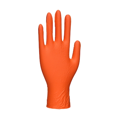 Immagine di Guanti monouso hd portwest orange PORTWEST A930 colore arancione taglia L