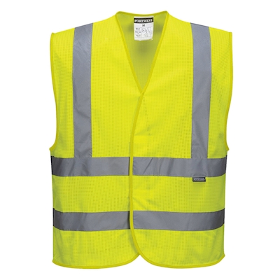 Immagine di Gilet banda verticale meshair hi-vis PORTWEST C370 colore giallo taglia XX/3X