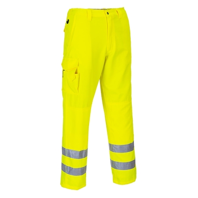 Immagine di Pantaloni combat hi-vis PORTWEST E046 colore giallo taglia L