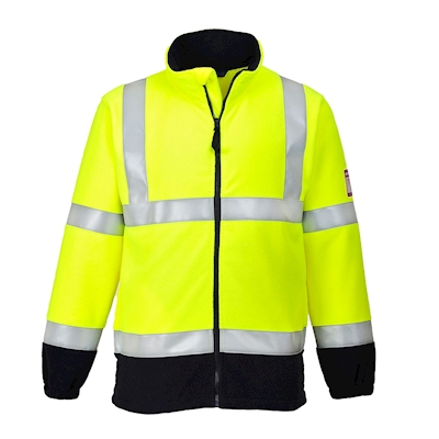 Immagine di Pile hi-vis antistatico e ignifugo PORTWEST FR31 colore giallo taglia XL