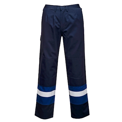 Immagine di Pantaloni Bizflame plus PORTWEST colore Navy/Royal taglia L