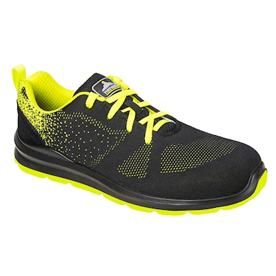 Immagine di Calzatura bassa PORTWEST AIRE TRAINER S1P nero/verde taglia 40