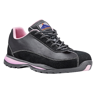 Immagine di Calzatura da donna bassa PORTWEST STEELITE S1P nero/rosa taglia 38