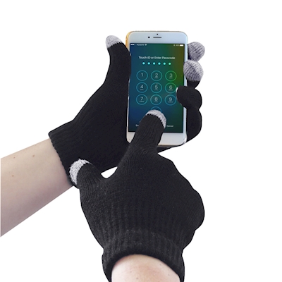 Immagine di Guanto in maglia touchscreen PORTWEST GL16 colore nero taglia S/M