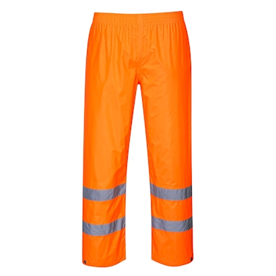 Immagine di Pantalone impermeabile alta visibilità PORTWEST H441 colore arancione taglia L