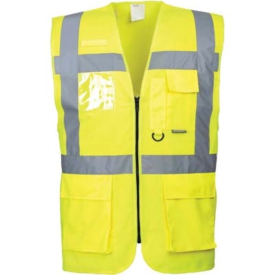 Immagine di Gilet PORTWEST EXECUTIVE BERLINO colore giallo taglia S