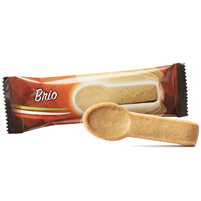 Immagine di Biscotto DULCIT BRIO cucchiaino gusto caramel imbustato singolarmente