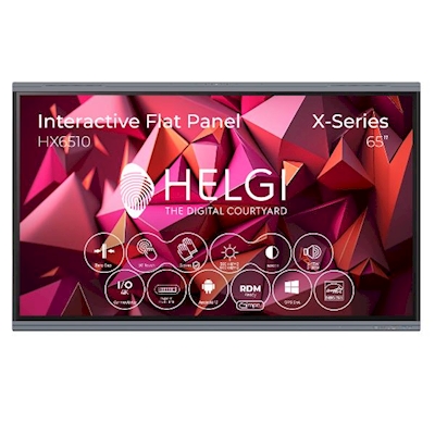Immagine di Monitor smart HELGI Serie X 65" HX6510