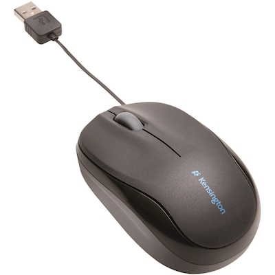 Immagine di Mouse con cavo KENSINGTON Pro Fit Ergo 3 pulsanti nero