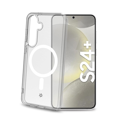 Immagine di Cover tpu + policarbonato Bianco CELLY GELSKINMAG - Samsung Galaxy S24+ 5G GELSKINMAG1066