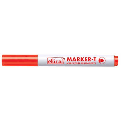 Immagine di Pennarello permanent ELICA MARKER-T punta conica colore rosso
