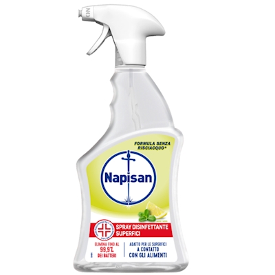 Immagine di Detergente spray disinfettante NAPISAN limone e menta ml 740