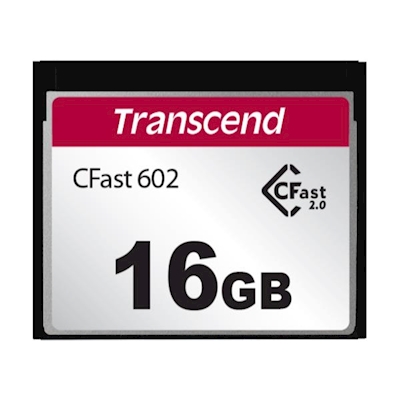 Immagine di Memory Card cfast 16GB TRANSCEND TS16GCFX602