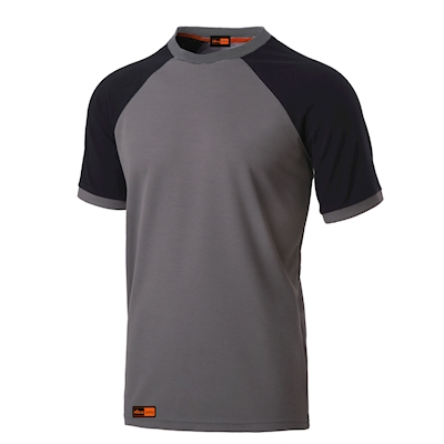 Immagine di T-Shirt manica corta ELICA SAFETY SIVIGLIA colore grigio/nero taglia L