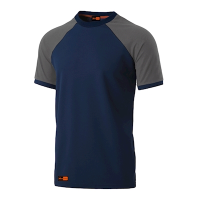Immagine di T-Shirt manica corta ELICA SAFETY SIVIGLIA colore blu navy/grigio taglia S