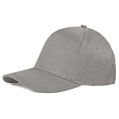 Immagine di Cappellino Golf 5 pannelli in cotone colore grigio 2500+