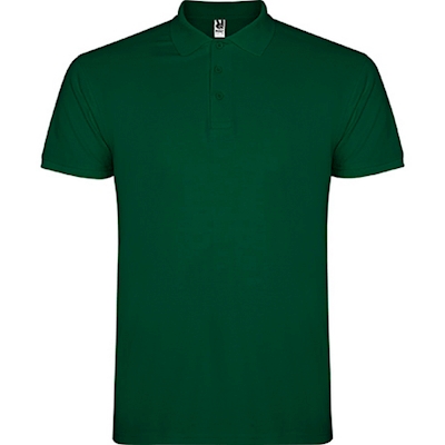 Immagine di Polo m/c uomo ROLY Star colore verde bottiglia 250+