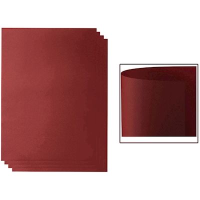 Immagine di Cartoncino ruvido FAVINI Prismacolor cm 50x70 g220 rubino risma da 200 fogli