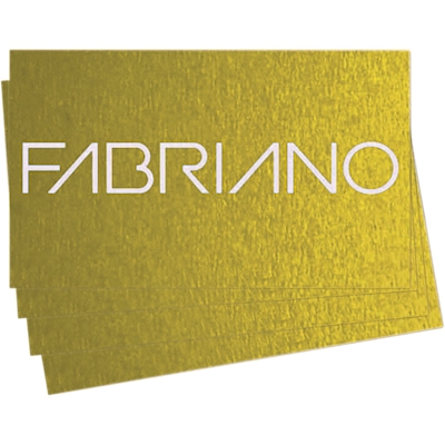 Immagine di Cartoncino liscio FABRIANO cm 70x100 g200 giallo risma da 10 fogli