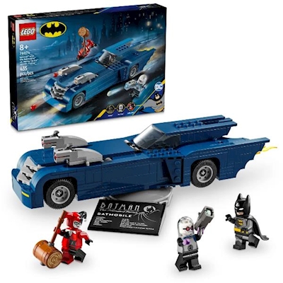 Immagine di Costruzioni LEGO Batman con Batmobile vs. Harley Quinn e Mr. Freeze 76274