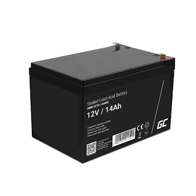 Immagine di Gruppo di continuità GREEN CELL Agm Vrla 12V 14Ah Battery For Alarm AGM08