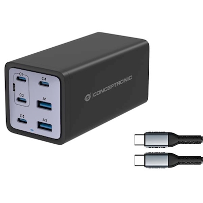 Immagine di 6-port 200w gan USB pd charger with