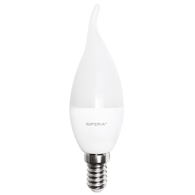 Immagine di Lampadina LED Colpodivento Opale E14 6W 4000K 470 lumen luce naturale