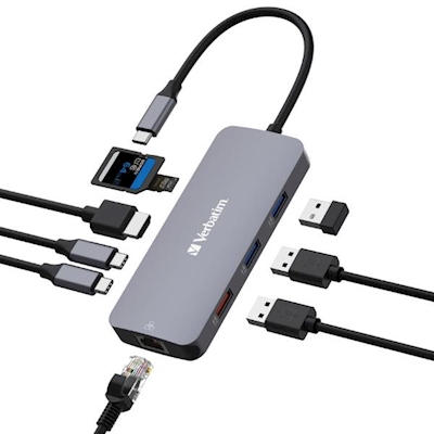 Immagine di USB c multiport hub 9 in 1 HDMI 4K