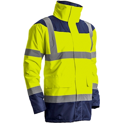 Immagine di Parka alta visibilità COVERGUARD KETA colore giallo/blu taglia XL