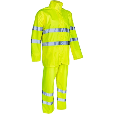 Immagine di Completo antipioggia alta visibilità COVERGUARD KAWA colore giallo taglia XXXL