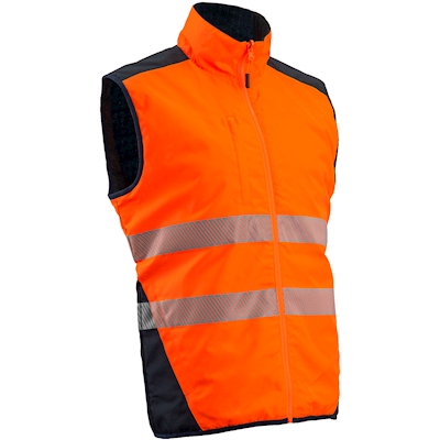 Immagine di Gilet reversibile alta visibilità COVERGUARD YORU colore arancione taglia S