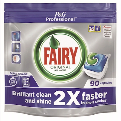 Immagine di Detergente per lavastoviglie FAIRY PROFESSIONAL 90 capsule