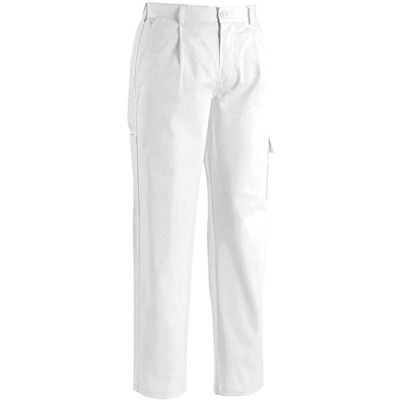 Immagine di Pantalone GLOBAL TRADING KIPARIS cotone 100% colore bianco taglia 62