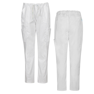 Immagine di Pantalone unisex GLOBAL TRADING DANTE colore bianco taglia S