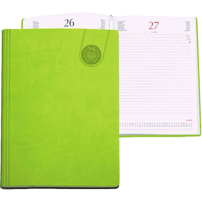 Immagine di Agenda Tavecchi giornaliera cm 17x24 verde acido 20+