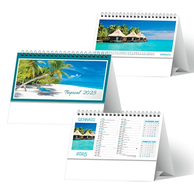 Immagine di Calendario da tavolo cm 19x14,5 Tropical 100+