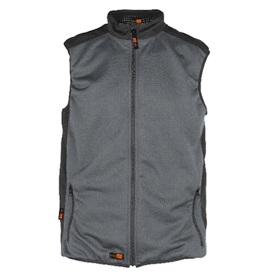 Immagine di Gilet in micropile ELICA SAFETY VANCOUVER colore grigio/nero taglia M