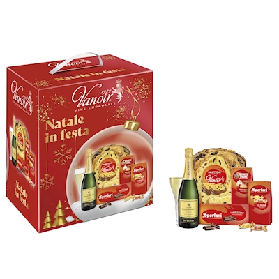 Immagine di Scatola a cuspide Dolce Natale Panettone - 6pz