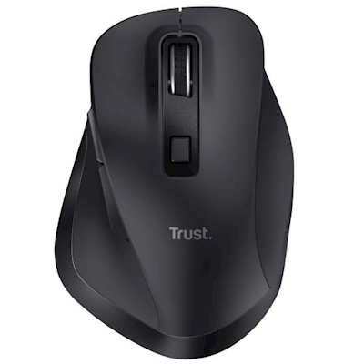 Immagine di Mouse wireless ricaricabile TRUST FYDA colore nero