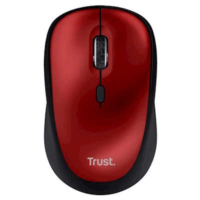 Immagine di Mouse wireless TRUST YVI colore rosso